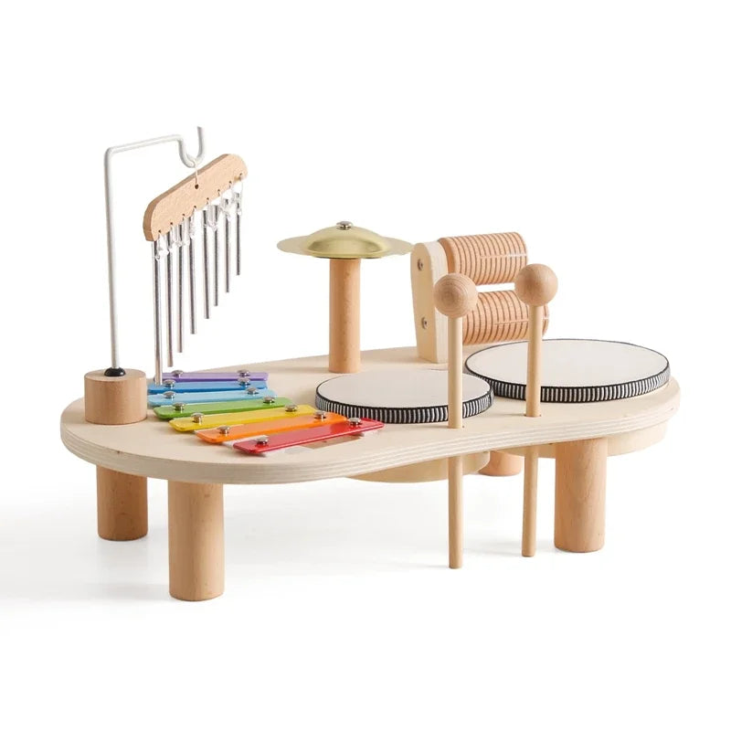 Kids Wooden Musical Instrument Set