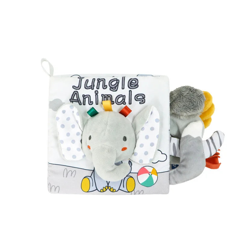 Baby Sensory Cloth Book (Jungle Animals)