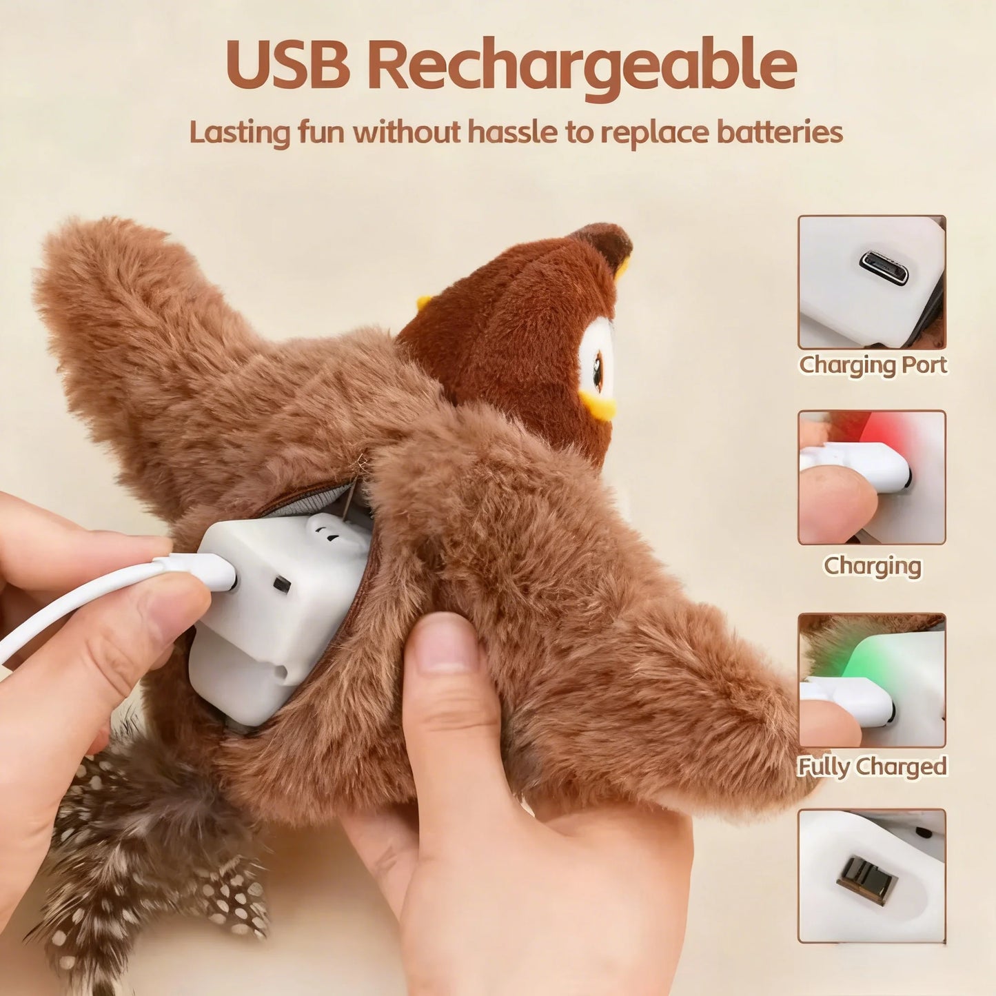 Toy Bird for Cats