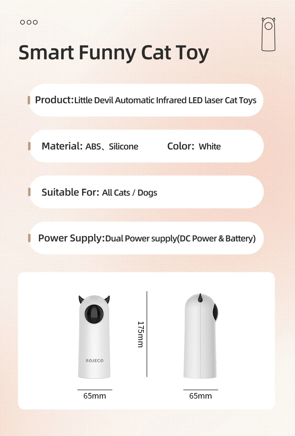 Interactive Automatic Laser Cat Toy