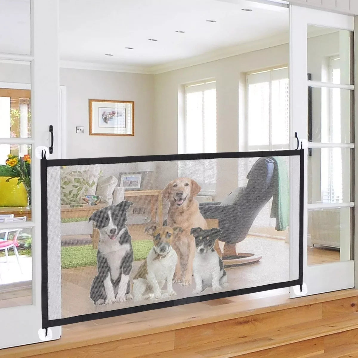 Retractable Safety Gate for Babies & Pets
