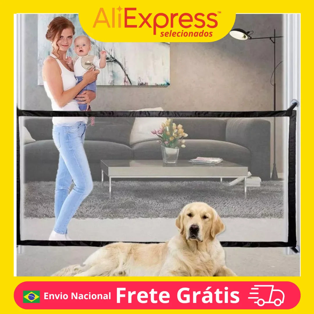 Retractable Safety Gate for Babies & Pets