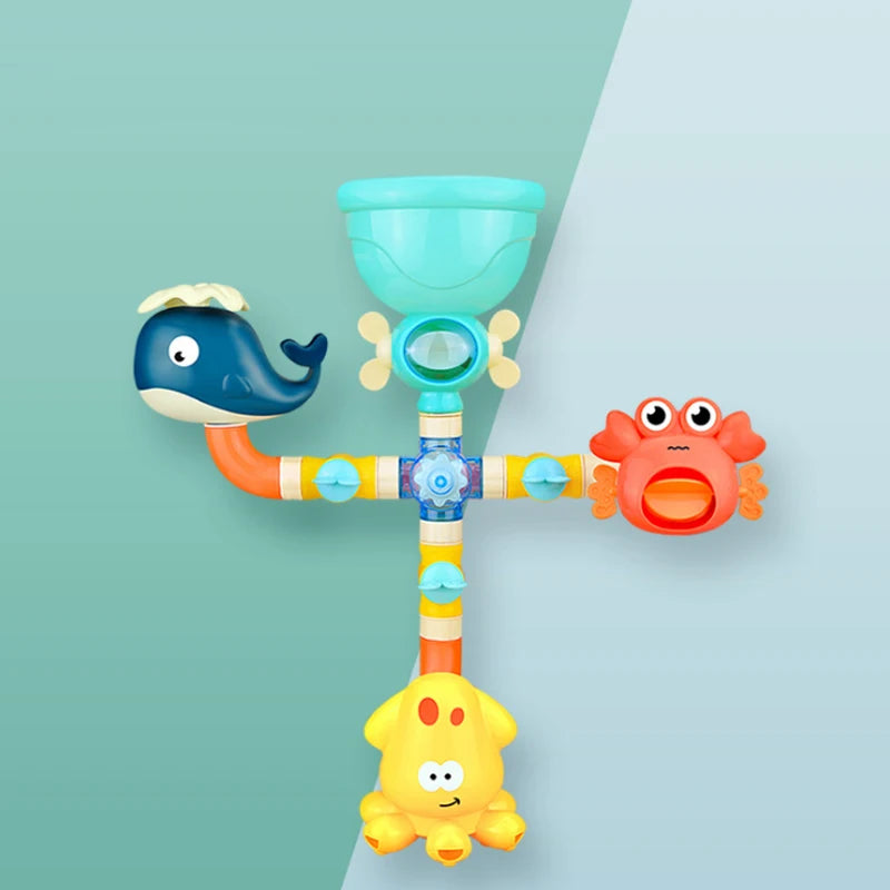 Suction Cup Bath Marble Run