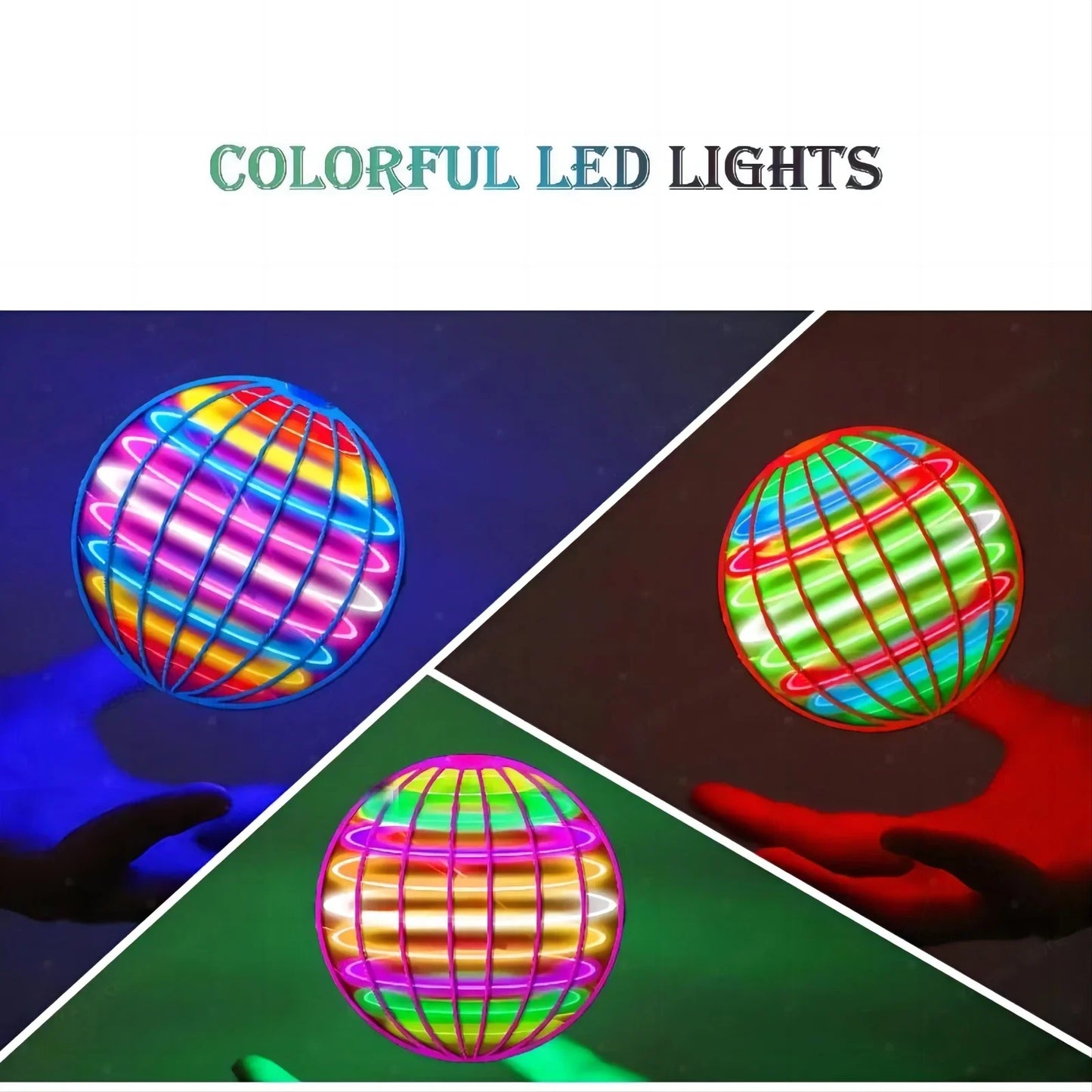 LED Flying Spinner Ball