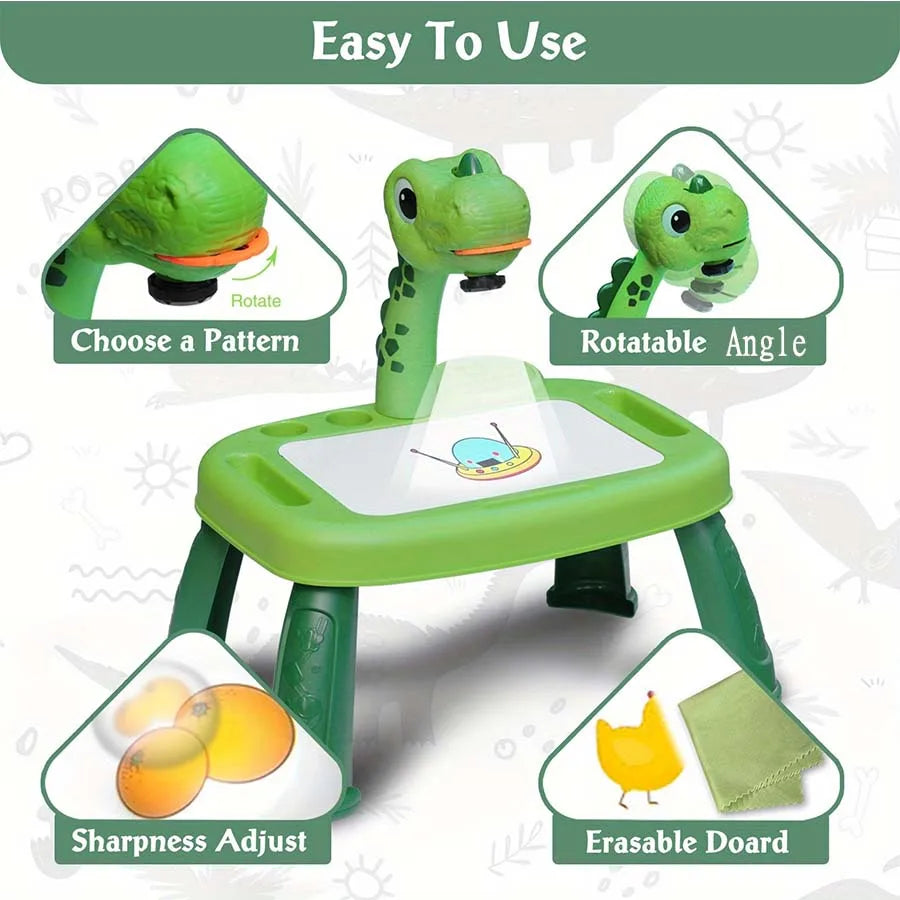 Kids Drawing Projector Table