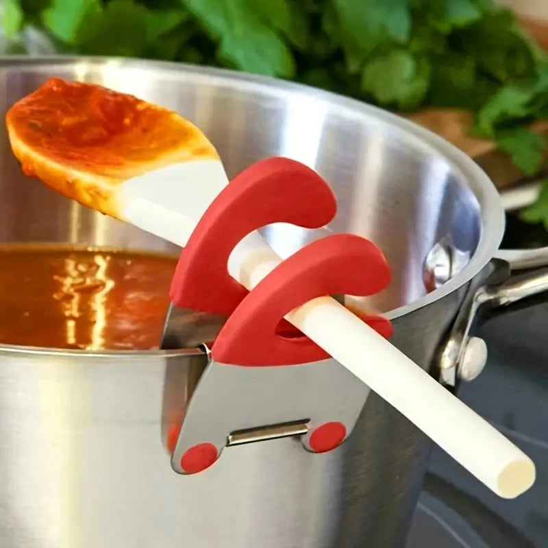 Pot Clip Spoon & Spatula Holder