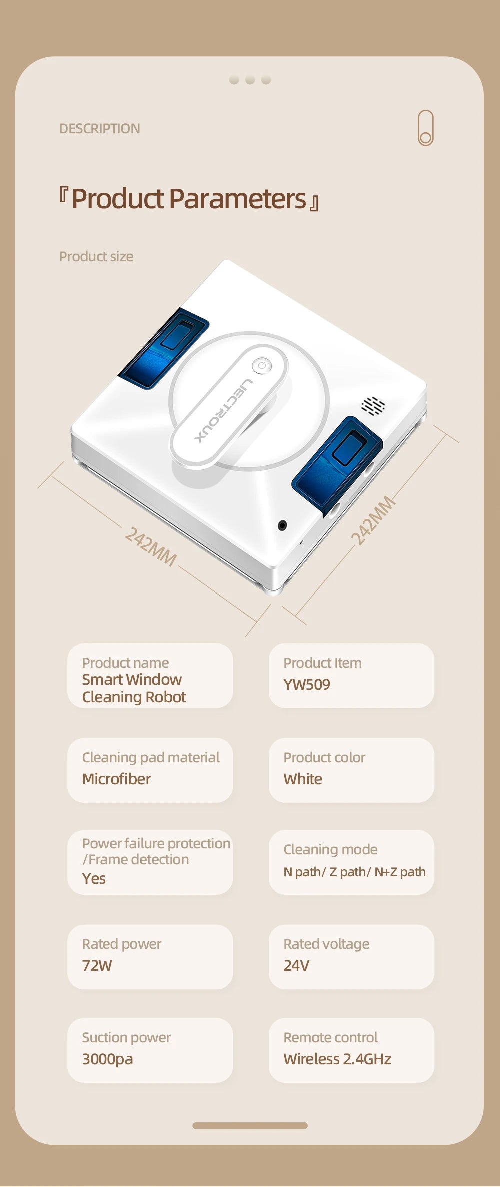 Intelligent Window Cleaning Robot