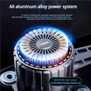 Pistola de Massagem Lenovo com Múltiplos Acessórios e Níveis de Intensidade