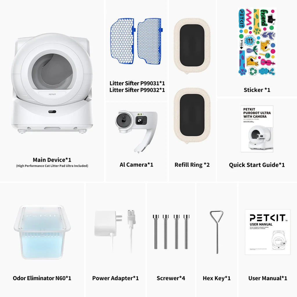 AI-Powered Smart Cat Litter Box with Camera
