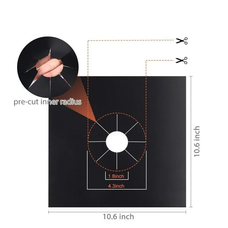 Stove Burner Covers ou Gas Stove Burner Liners