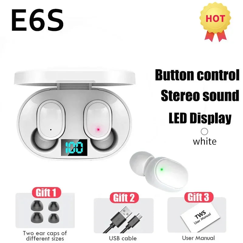 Wireless Bluetooth Earbuds with Charging Case