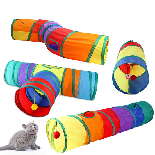 Interactive Cat Play Tunnel