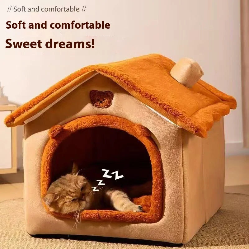 Cozy Pet House Bed