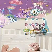 Baby Crib Mobile with Music & Remote Control (Projector Light)