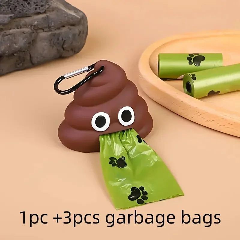 Dog Poop Bag Dispenser with Carabiner