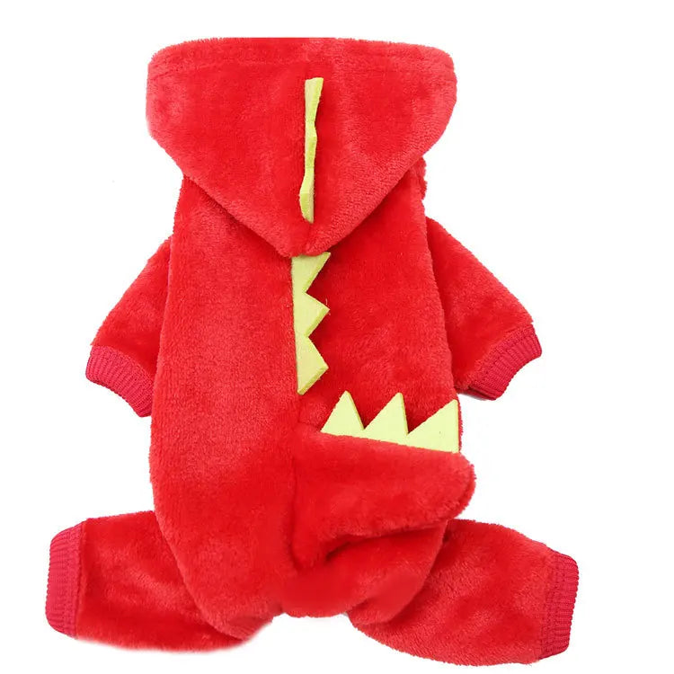 Dinosaur Dog Hoodie Jumpsuit