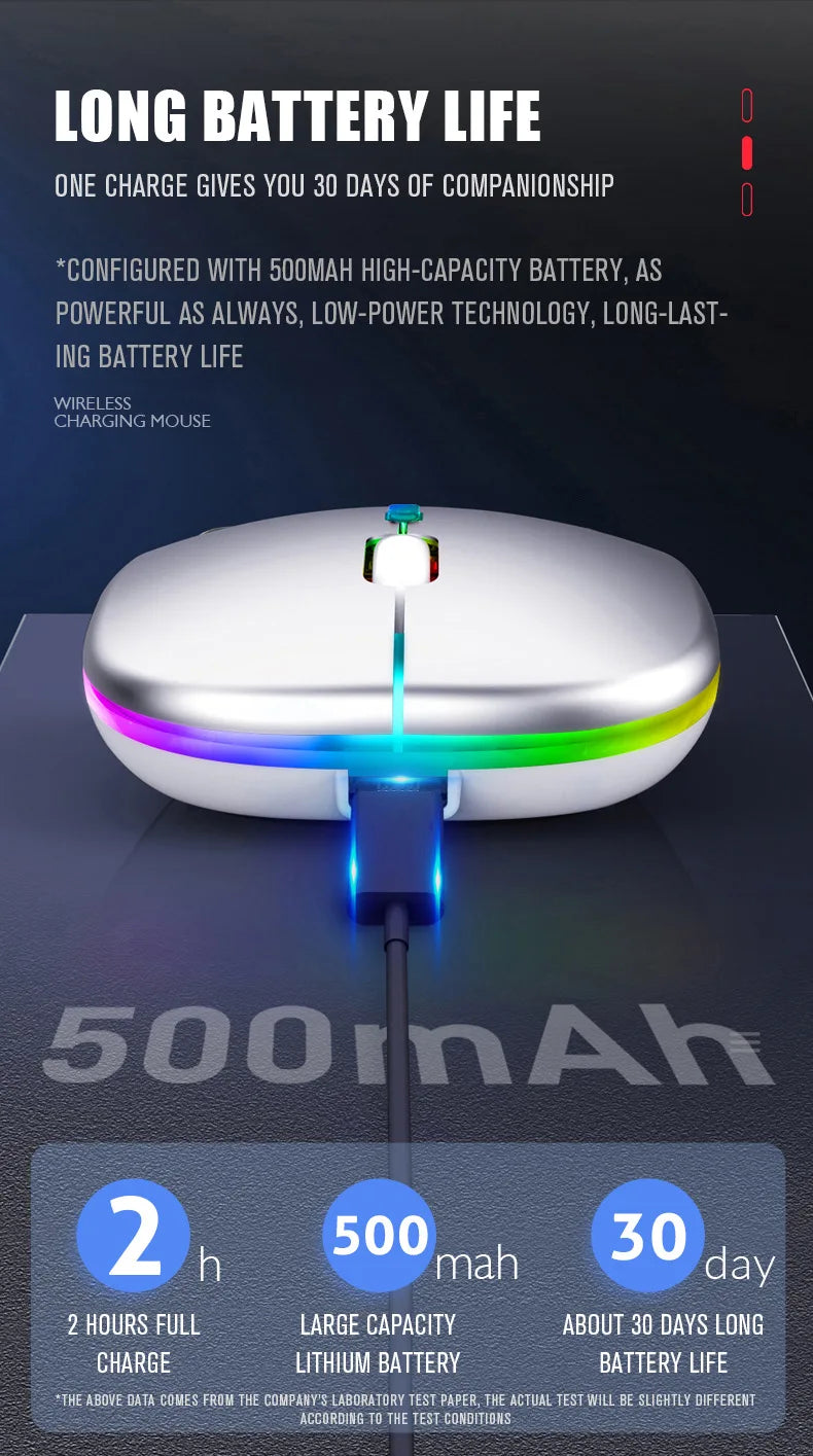 Dual Mode Wireless Mouse (BT + 2.4G)