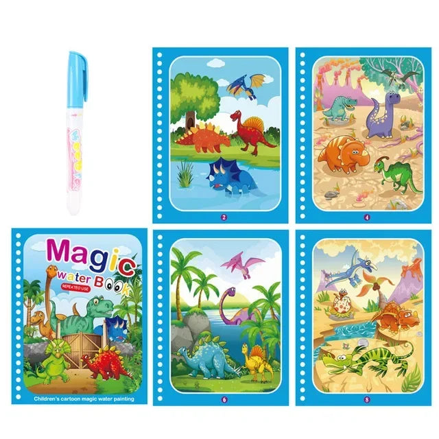 Reusable Magic Water Coloring Book