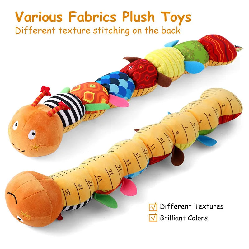 Musical Sensory Caterpillar (Rattle + Crinkle)