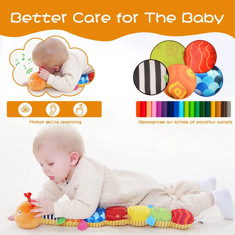 Musical Sensory Caterpillar (Rattle + Crinkle)