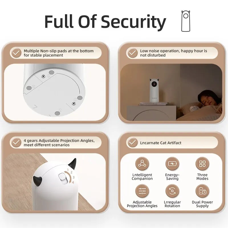 Interactive Automatic Laser Cat Toy