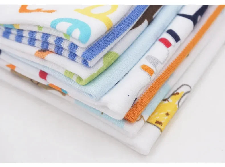 Baby Cotton Washcloth Set – 100% Cotton