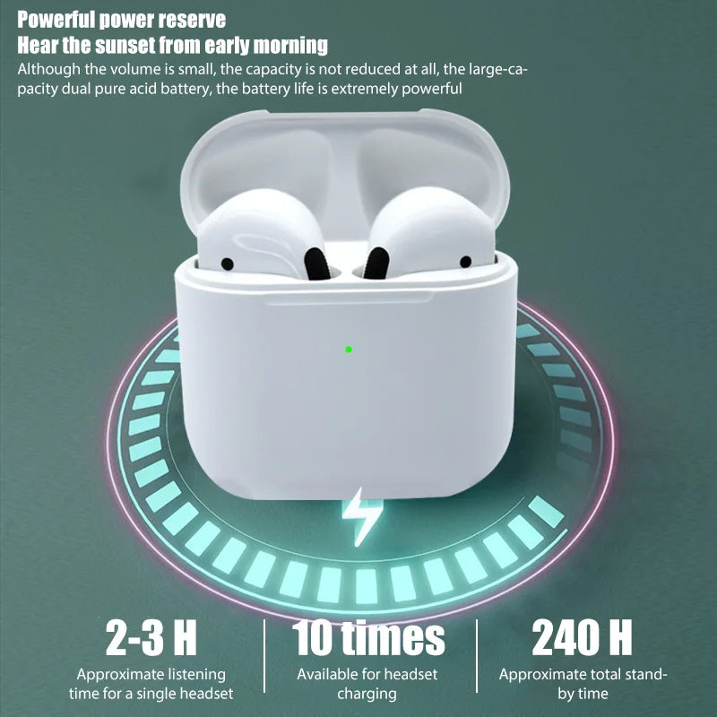 Wireless Bluetooth Earbuds – Compact Design with Charging Cas