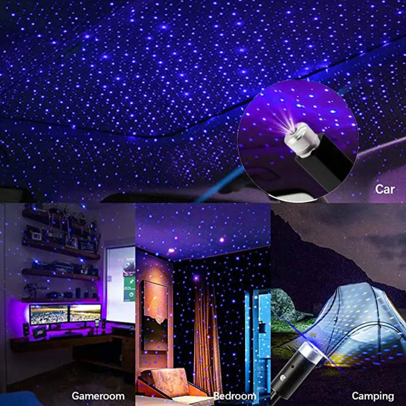 Car Interior Star Projector Light
