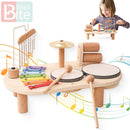 Kids Wooden Musical Instrument Set