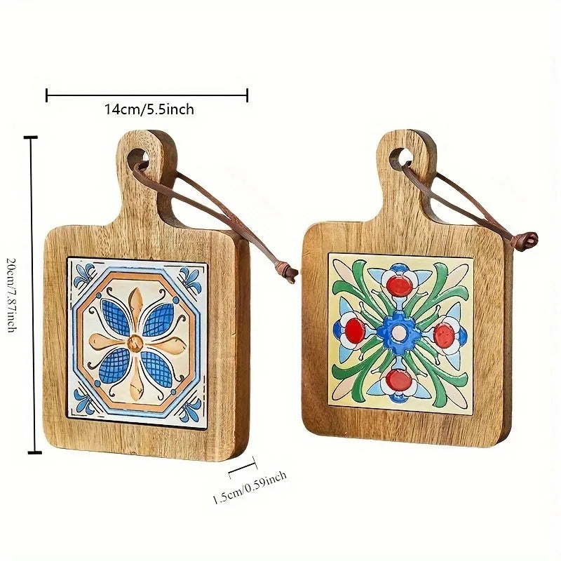 Handcrafted Ceramic Tile Trivet