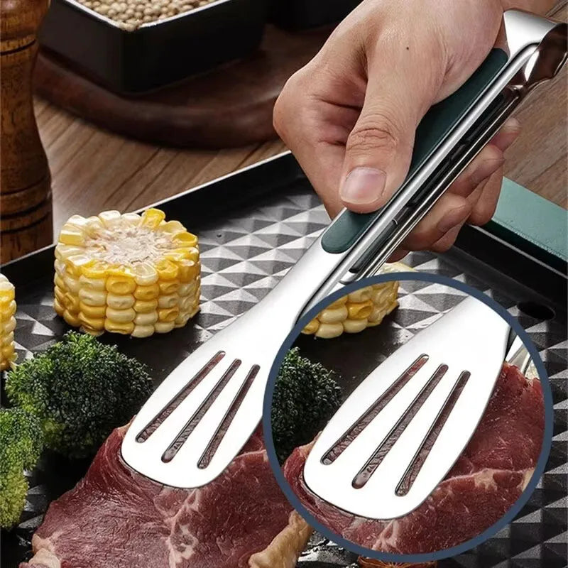2-in-1 Grill Tongs Spatula