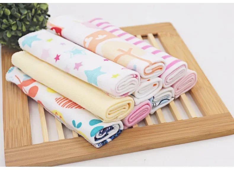 Baby Cotton Washcloth Set – 100% Cotton