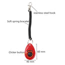 Dog Training Clicker with Coil Wrist Strap