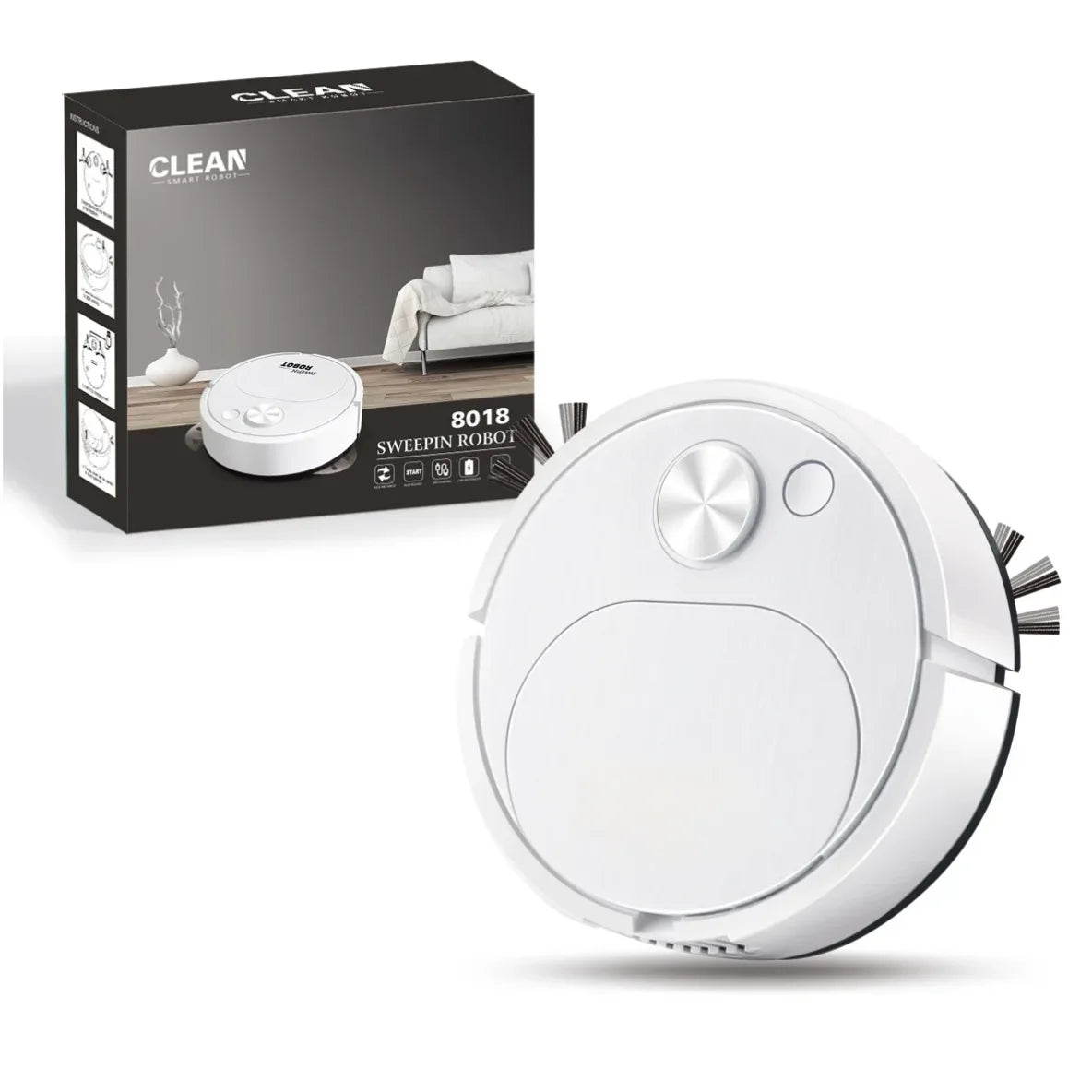 Robô Aspirador Doméstico - RoboClean 360