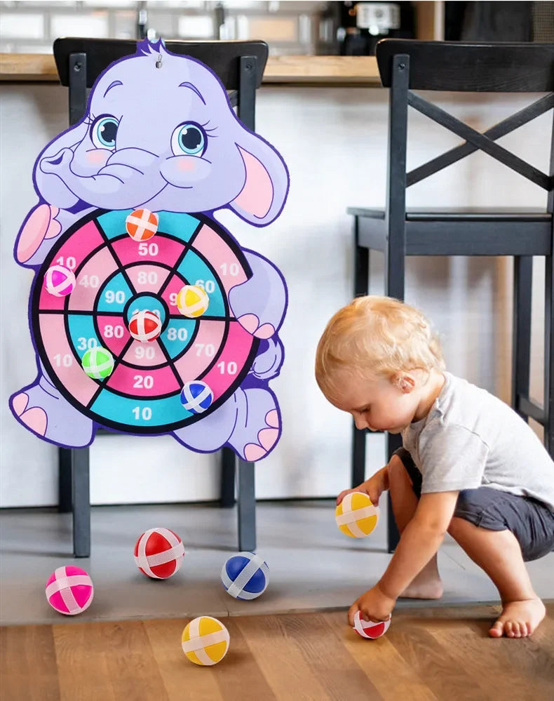 Kids Dart Board with Sticky Balls