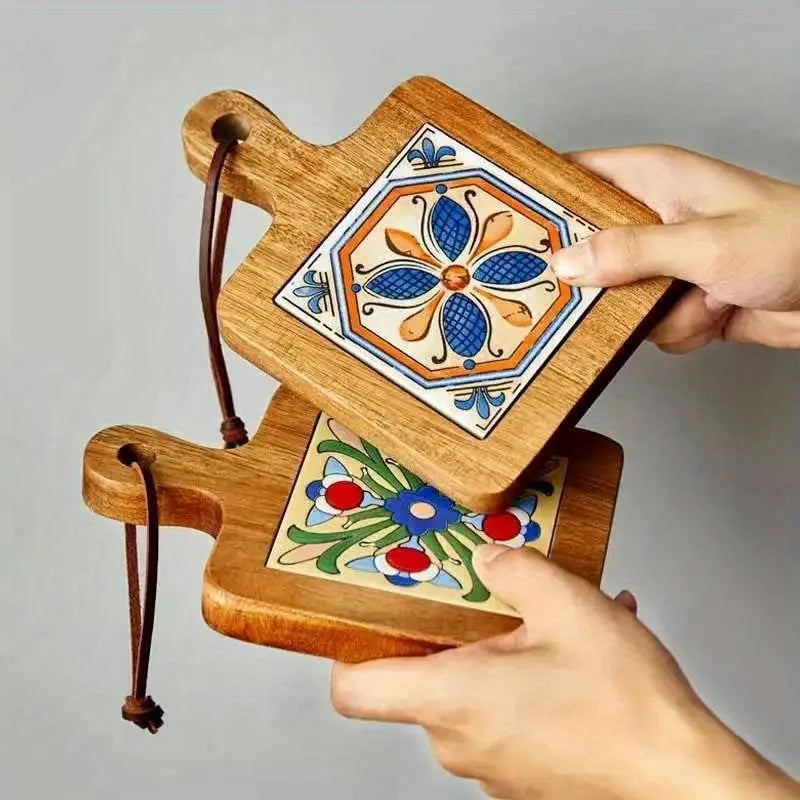 Handcrafted Ceramic Tile Trivet