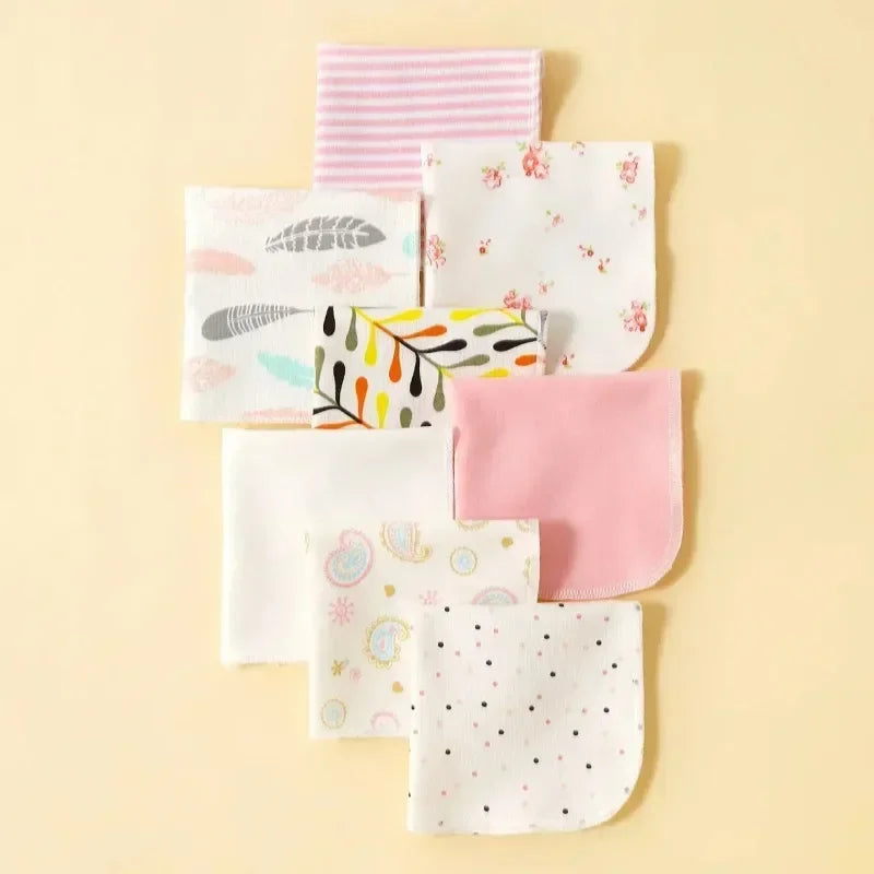 Baby Cotton Washcloth Set – 100% Cotton