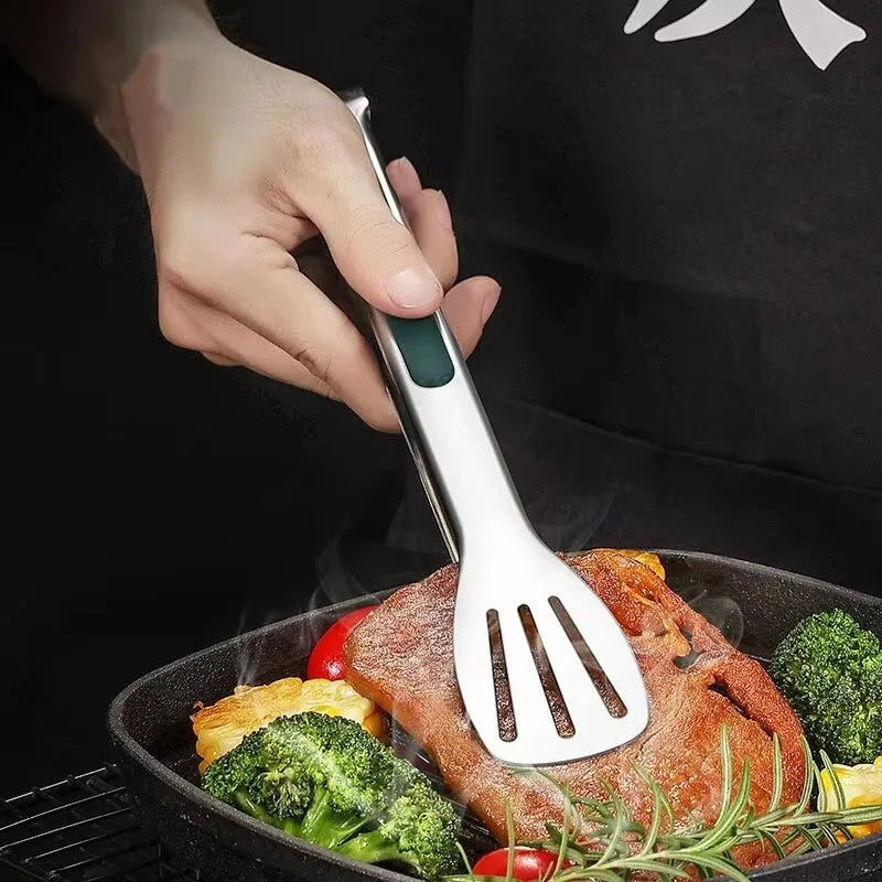 2-in-1 Grill Tongs Spatula
