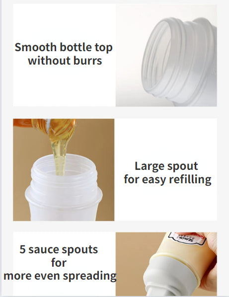 5-Hole Squeeze Sauce Bottle