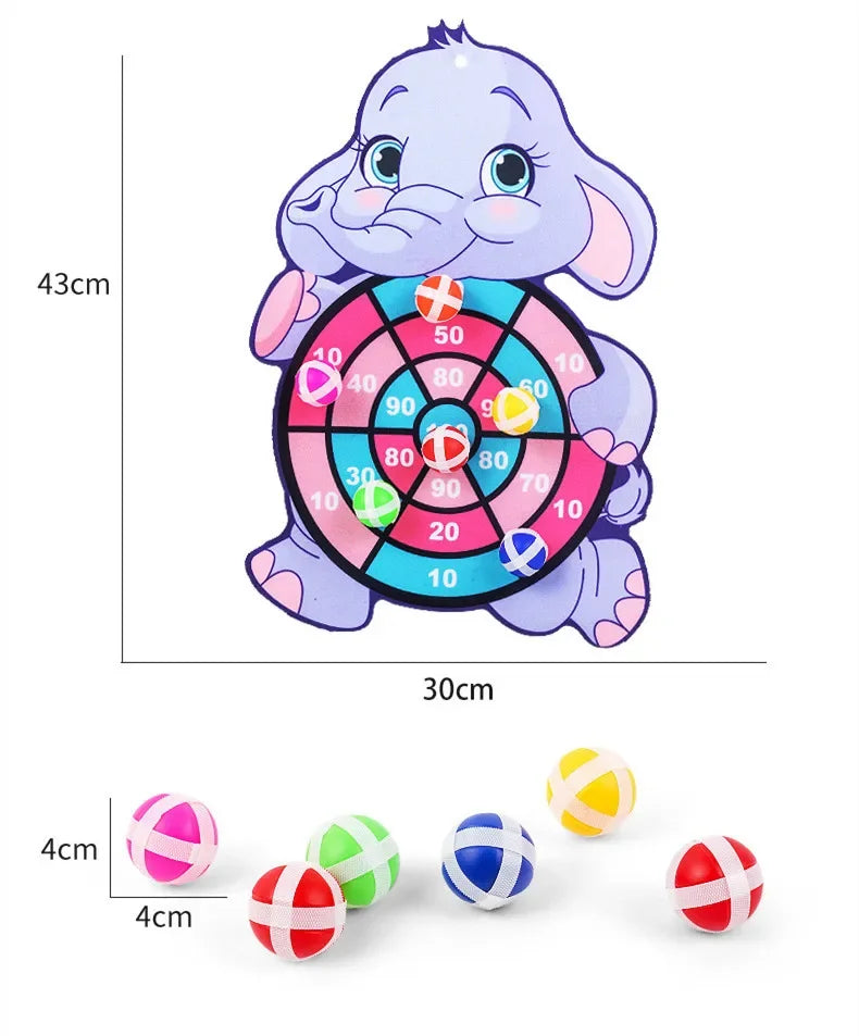 Kids Dart Board with Sticky Balls