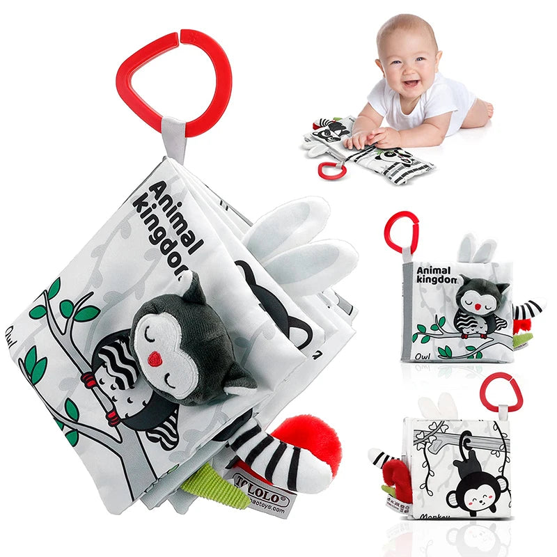 Baby Sensory Cloth Book (Jungle Animals)