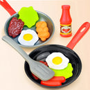 Kids Kitchen Play Set – Frying Pan & Food