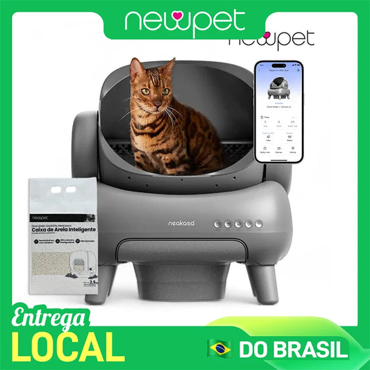 Smart Automatic Self-Cleaning Litter Box for Cats