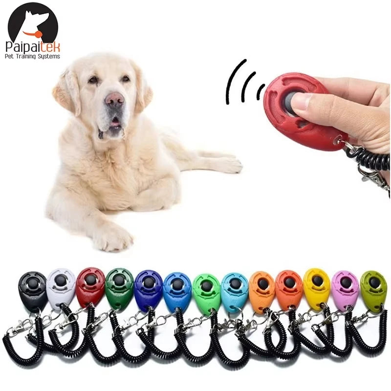 Dog Training Clicker with Coil Wrist Strap