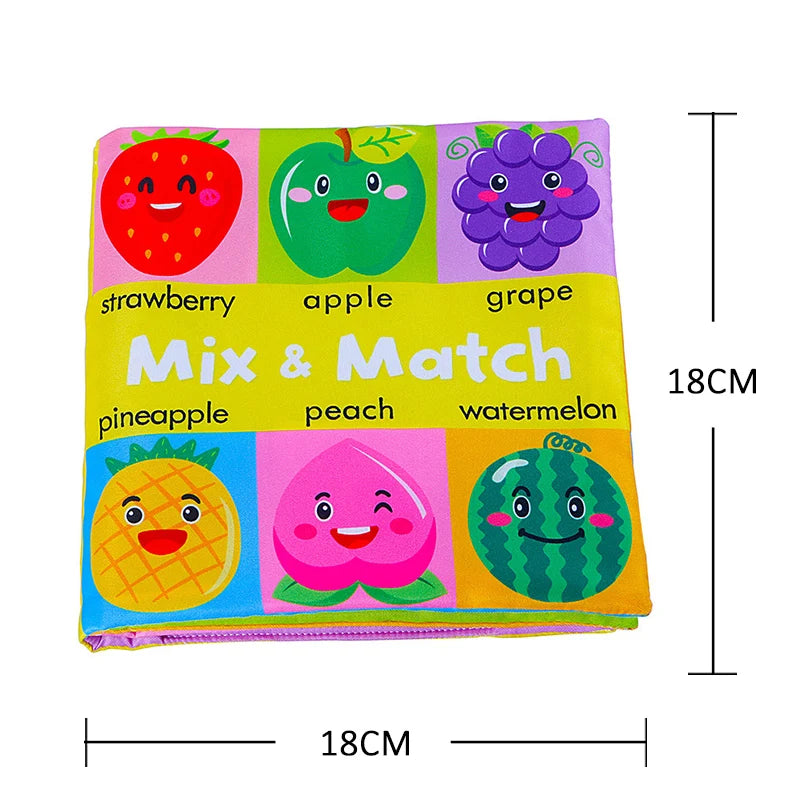 Baby Sensory Cloth Book (Jungle Animals)
