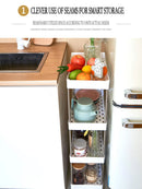 Slim Rolling Storage Cart