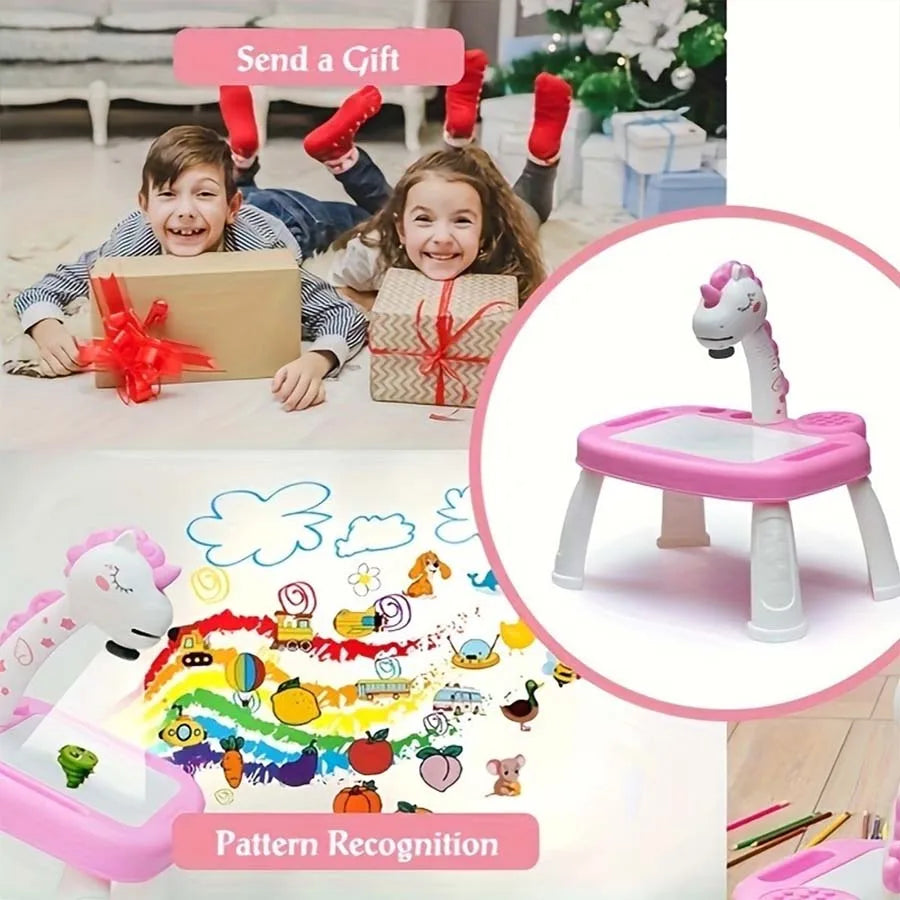 Kids Drawing Projector Table