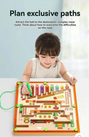 Montessori Magnetic Bead Maze Board