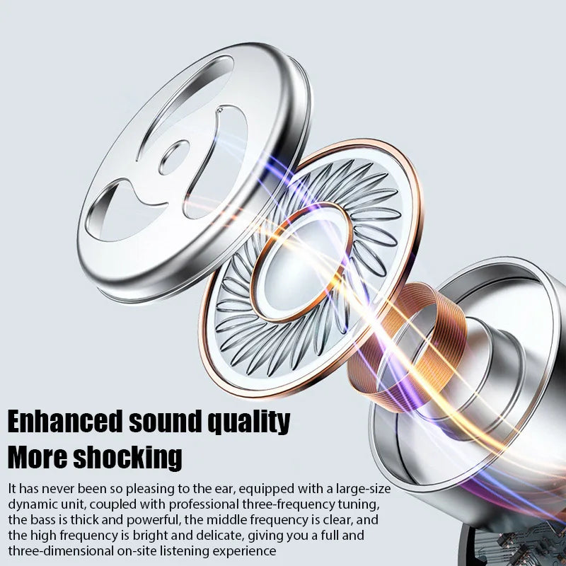 Wireless Bluetooth Earbuds – Compact Design with Charging Cas