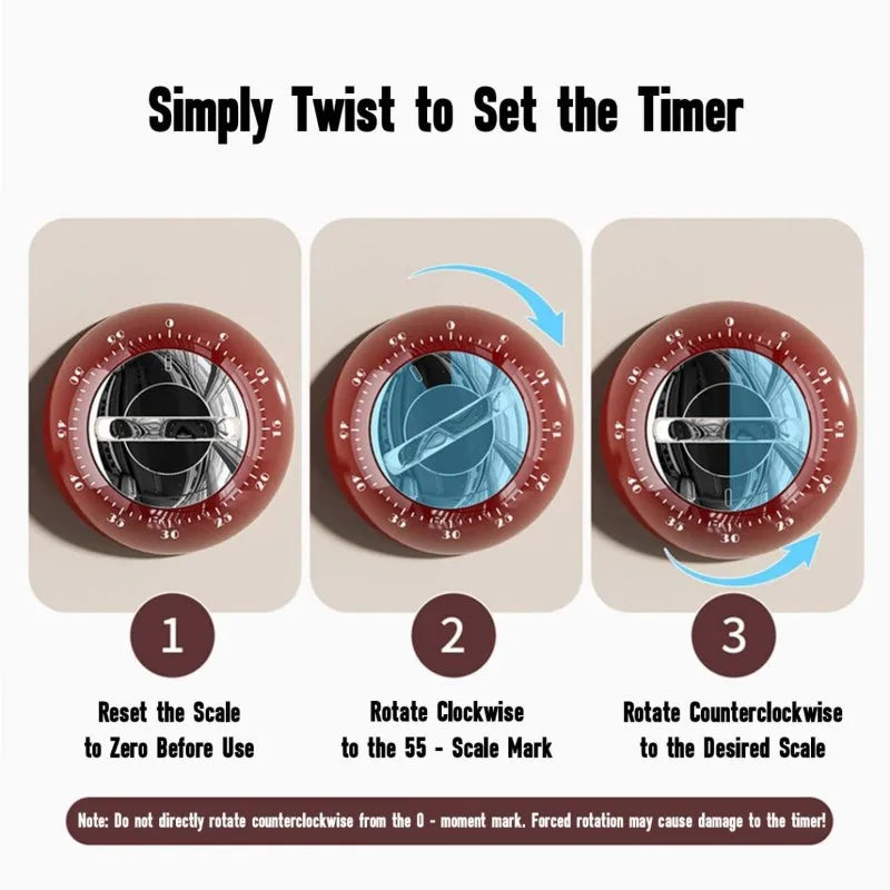 Kitchen Twist Timer (Magnetic)